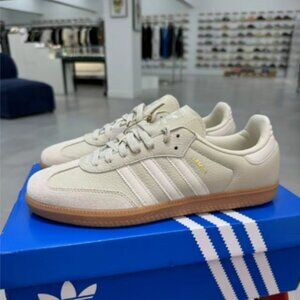 Adidas Samba OG Aluminum Gum Chalk White Beige